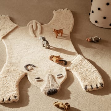 Tapete de lã Animal - urso-polar - ferm LIVING