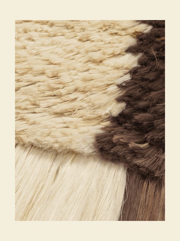 Tapete de parede Edge Wall Rug 50x110 cm - Off-white-Café - ferm LIVING