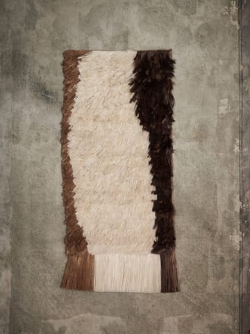 Tapete de parede Edge Wall Rug 50x110 cm - Off-white-Café - ferm LIVING