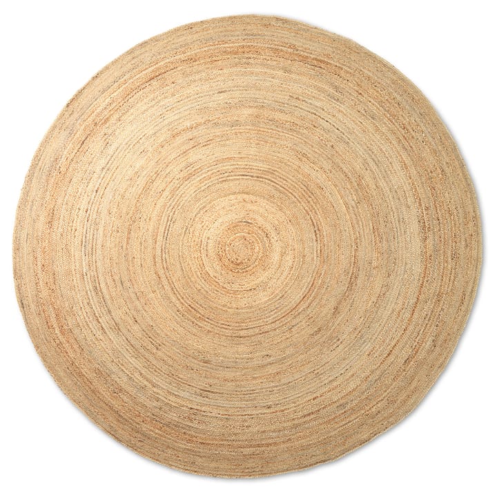 Tapete juta  Eternal round large, natural ferm LIVING