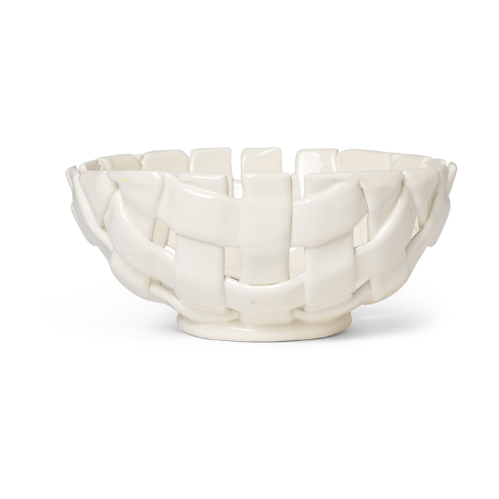 Tigela Plait Ø24 cm - Off white - Ferm LIVING