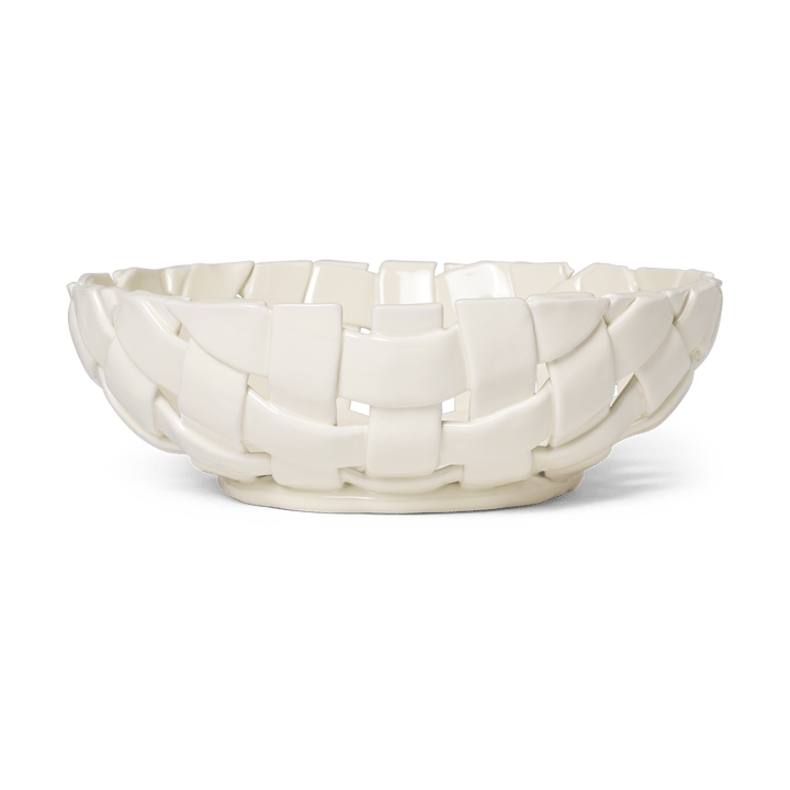 Tigela Plait Ø30 cm - Off white - ferm LIVING