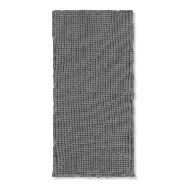 Toalha de algodão ecológico cinza - 50x100 cm - ferm LIVING