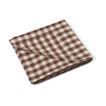 Toalha de mesa Bothy check 150x240 cm - Cinnamon-grey green - ferm LIVING