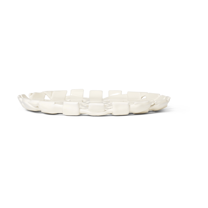 Travessa Plait Ø30 cm - Off white - Ferm LIVING