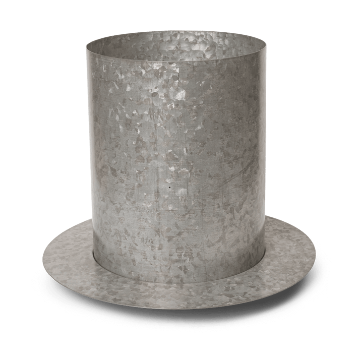 Vaso de flores Auran large 38,7 cm, Galvanized iron ferm LIVING