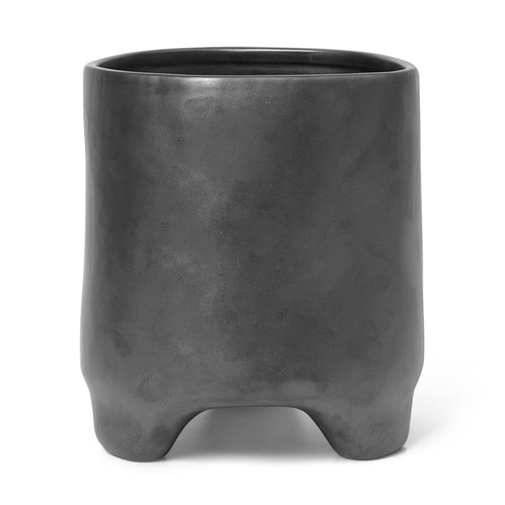 Vaso de flores Esca preto - Ø17 cm - ferm LIVING