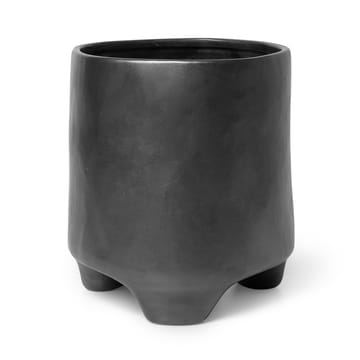 Vaso de flores Esca preto - Ø17 cm - ferm LIVING