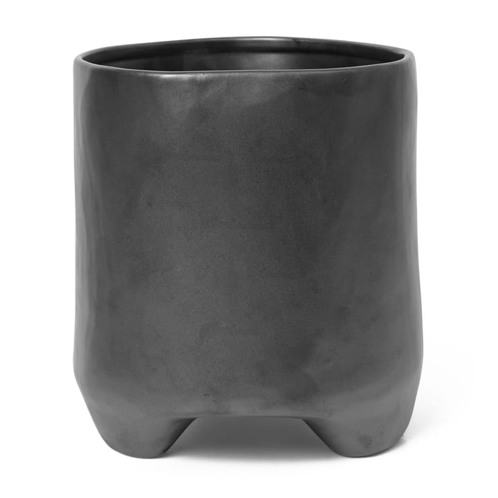 Vaso de flores Esca preto - Ø20 cm - ferm LIVING