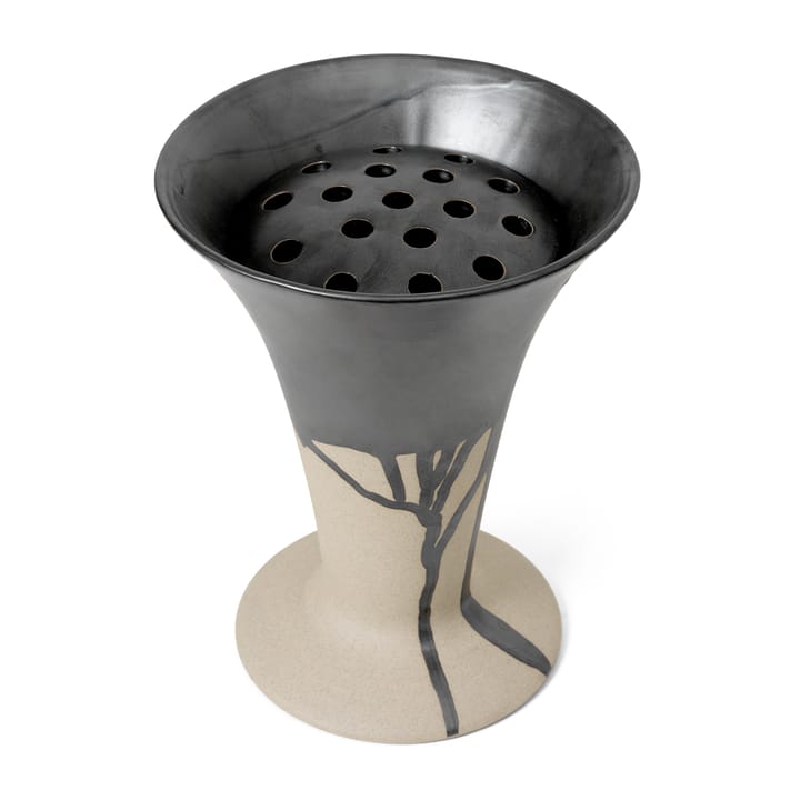 Vaso Flores 23 cm, Sand-black ferm LIVING