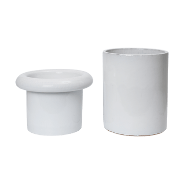 Vaso Rollo Ø31x36 cm - White - Ferm Living