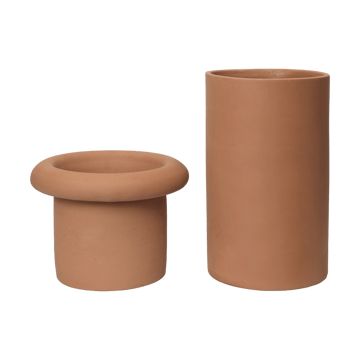 Vaso Rollo Ø31x46 cm - Terracotta - Ferm Living