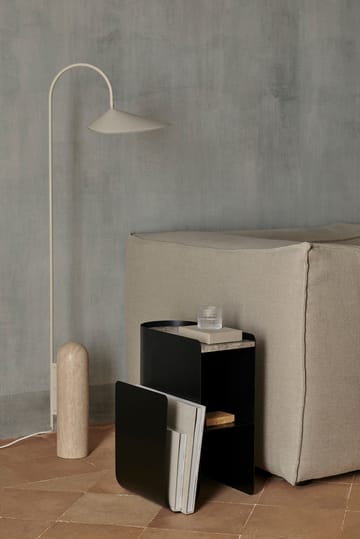 Vault mesa de apoio 40,2x33,4x50 cm - Preto - ferm LIVING