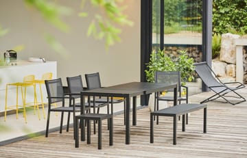 Aria Mesa de jantar extensível, 140-200 cm - Black - Fiam