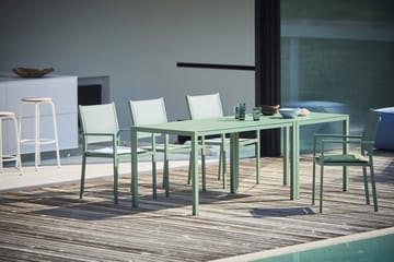 Aria Mesa de jantar extensível, 140-200 cm - Sage green - Fiam