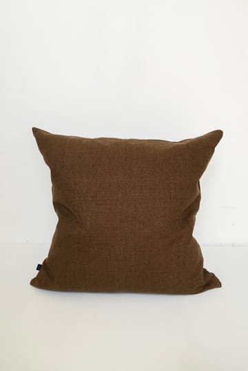 Capa bordada de almofada Leaves 48x48 cm - Brown - Fine Little Day