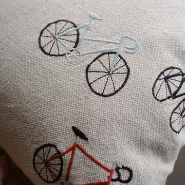 Capa de almofada Bicycles 48x48 cm - bege - Fine Little Day