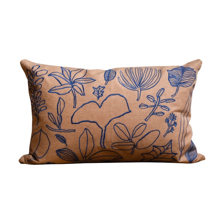 Capa de almofada Botanic 38x58 cm, Brown-blue Fine Little Day