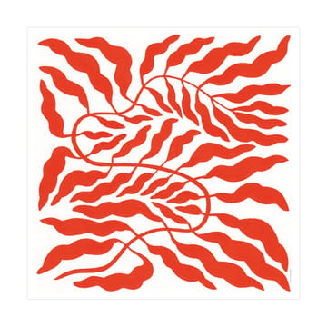 Orange red leaf - 50x50 cm - Fine Little Day