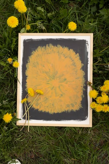 Póster Dandelion 40x50 cm - Amarelo-preto - Fine Little Day