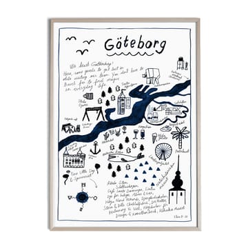 Póster Göteborg - 50x70 cm - Fine Little Day