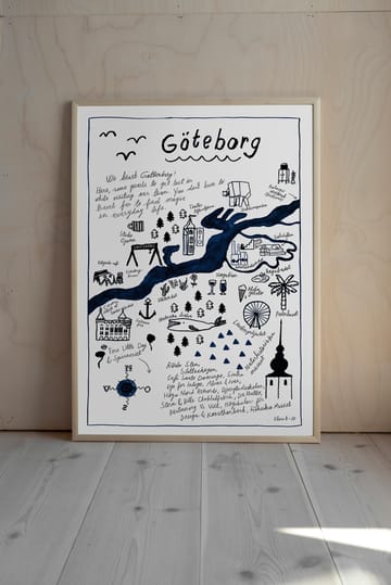 Póster Göteborg - 50x70 cm - Fine Little Day