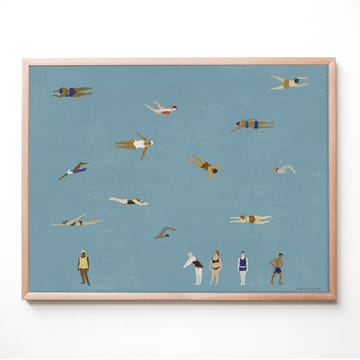 Póster Swimmers - 40x50 cm - Fine Little Day