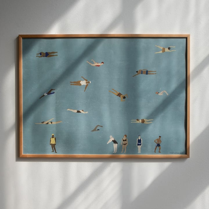 Póster Swimmers, 50x70 cm Fine Little Day