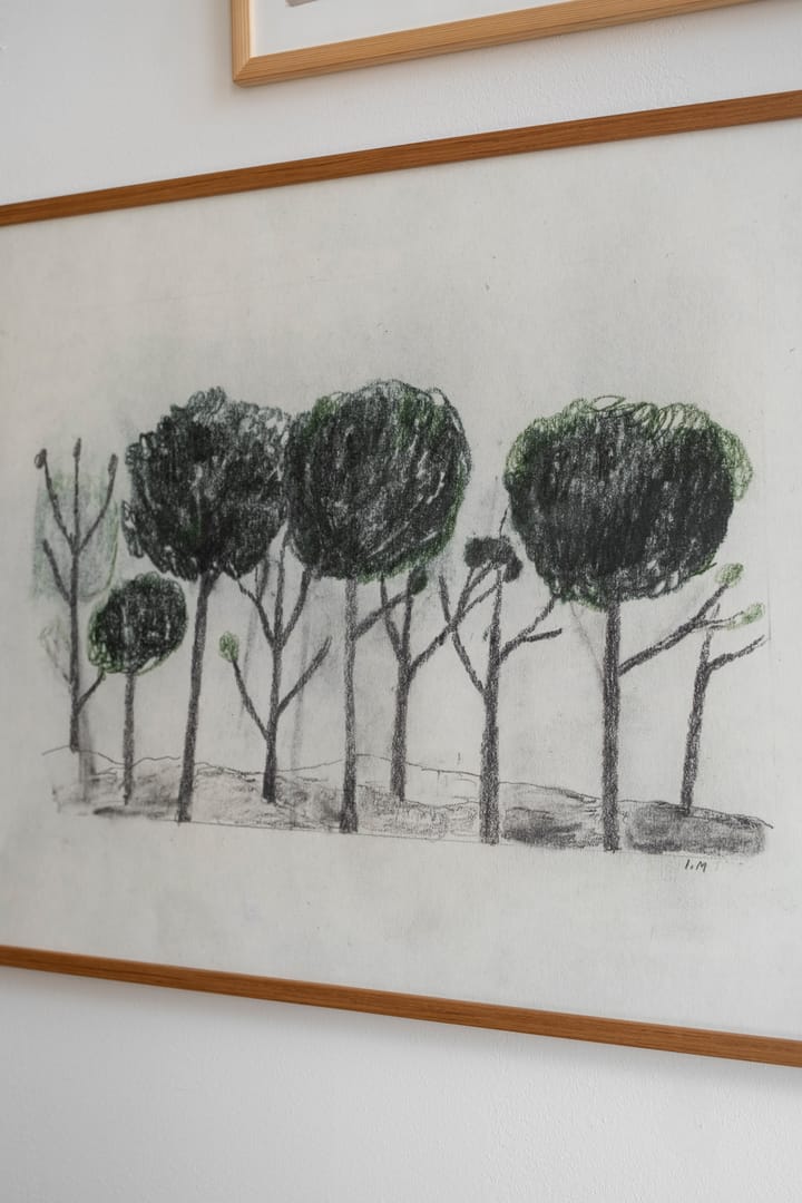 Póster Trees 50x70 cm - Preto-offwhite - Fine Little Day