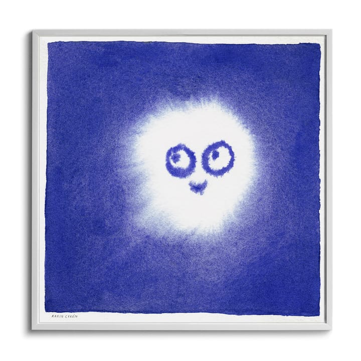 Póster Tufs 50x50 cm - Blue-white - Fine Little Day