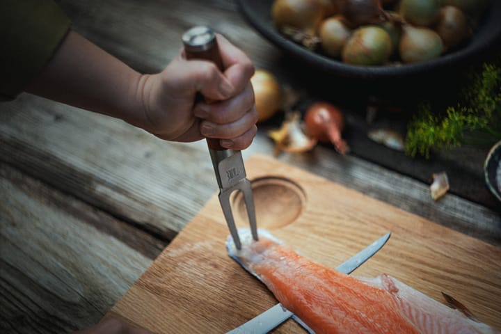 Garfo de peixe Norden, Aço inoxidável-bétula Fiskars