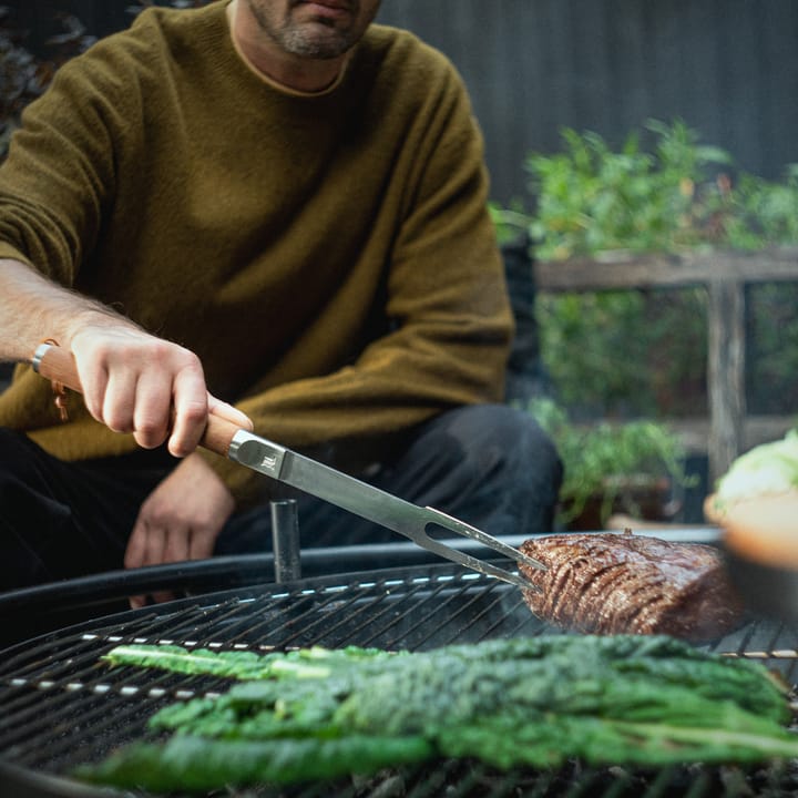 Garfo para churrasco Norden - Bétula de aço inoxidável - Fiskars