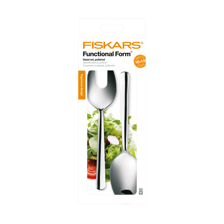 Talheres de salada Functional Form, 2 peças - Brilhante - Fiskars