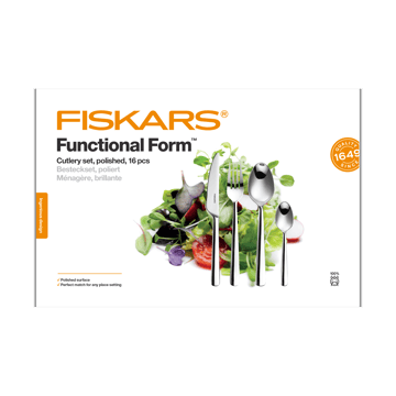 Talheres Functional Form brilhante - 16 peças - Fiskars