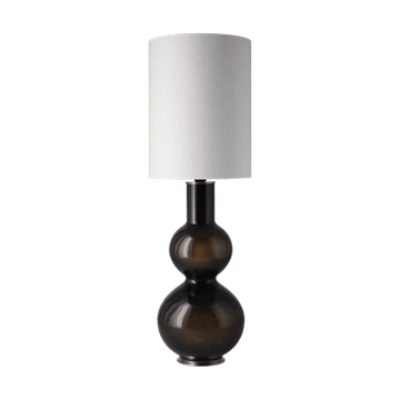 Candeeiro de mesa Augusta, base preta - Babel Beige L - Flavia Lamps