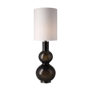 Candeeiro de mesa Augusta, base preta - Babel Beige L - Flavia Lamps