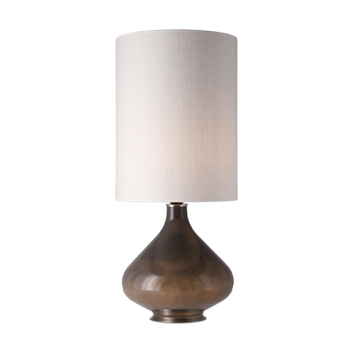 Candeeiro de mesa Flavia, base cinza, Babel Beige L Flavia Lamps