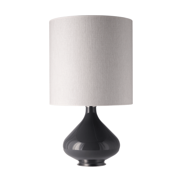 Candeeiro de mesa Flavia, base cinza - Babel Beige M - Flavia Lamps