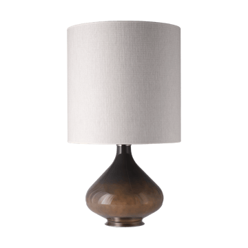 Candeeiro de mesa Flavia, base cinza - Babel Beige M - Flavia Lamps