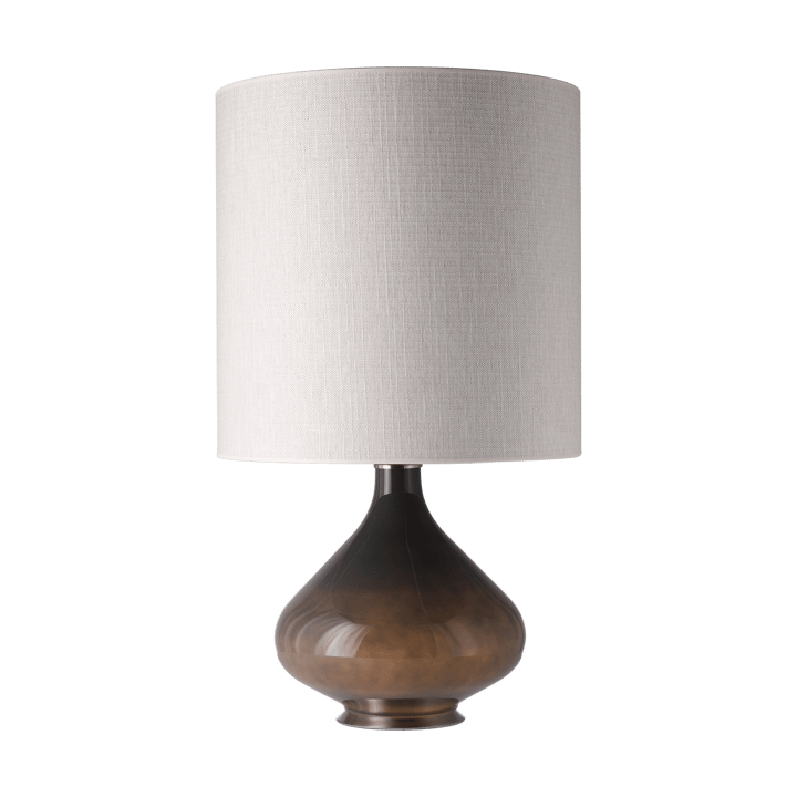 Candeeiro de mesa Flavia, base cinza, Babel Beige M Flavia Lamps