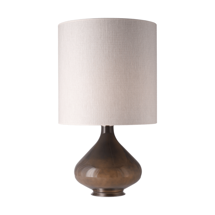 Candeeiro de mesa Flavia, base cinza, Babel Beige M Flavia Lamps