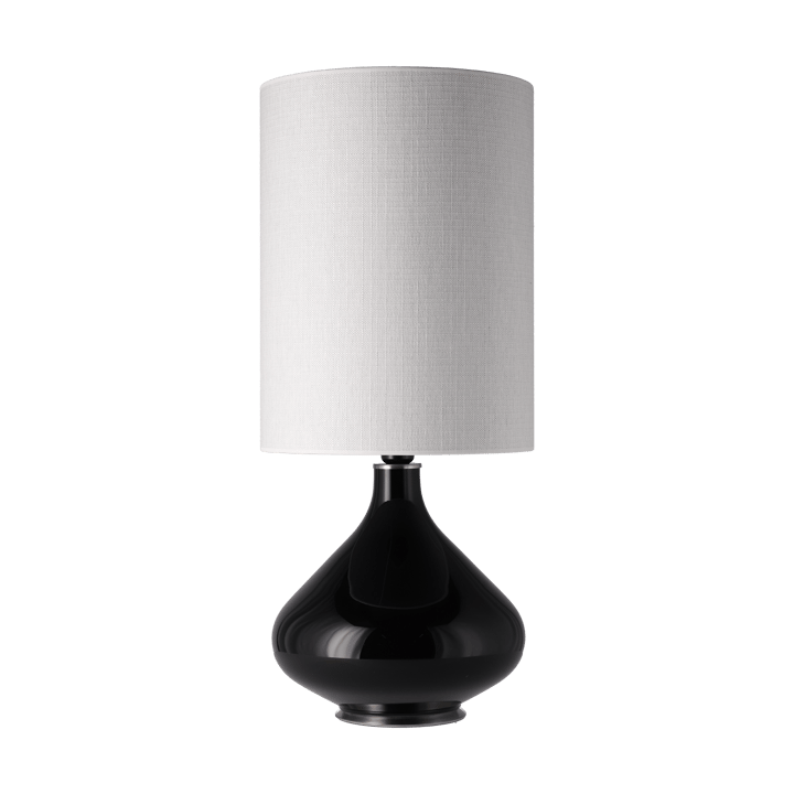 Candeeiro de mesa Flavia, base preta - Babel Beige L - Flavia Lamps