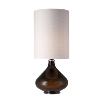 Candeeiro de mesa Flavia, base preta - Babel Beige L - Flavia Lamps