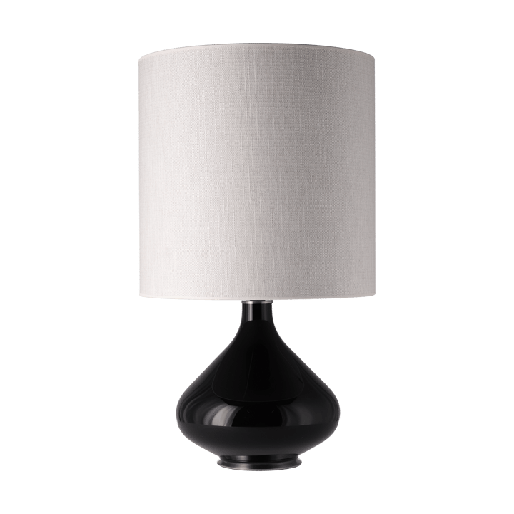 Candeeiro de mesa Flavia, base preta - Babel Beige M - Flavia Lamps