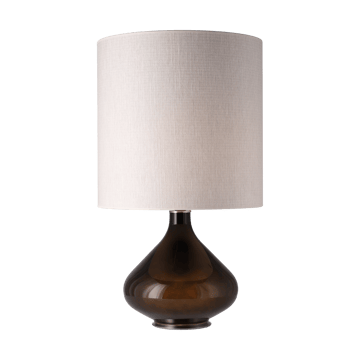 Candeeiro de mesa Flavia, base preta - Babel Beige M - Flavia Lamps