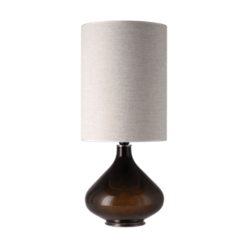 Candeeiro de mesa Flavia, base preta - London Beige L - Flavia Lamps