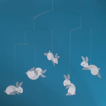 Móbile coelhos Circular - multi - Flensted Mobiles