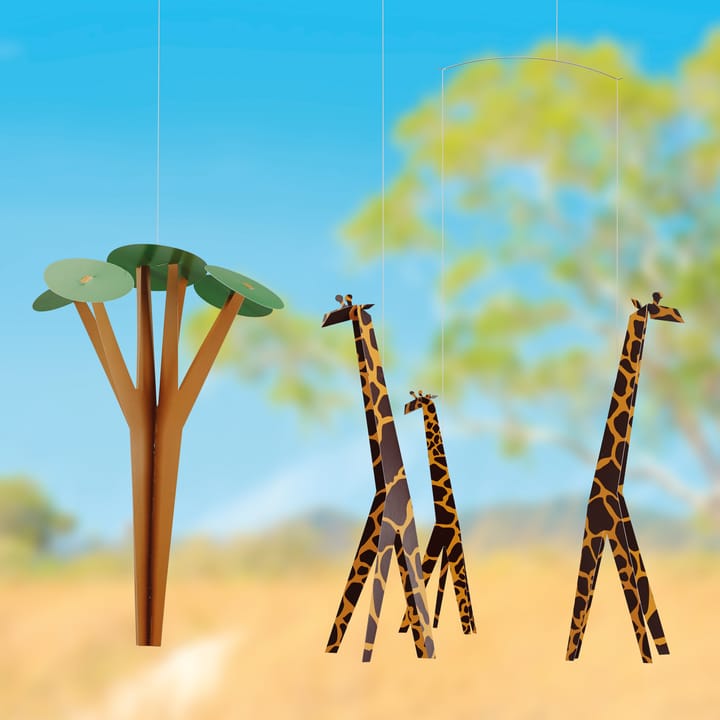 Móbile Giraffes on the Savannah, multi Flensted Mobiles