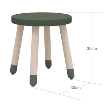 Banco Dots 30 cm - Verde - FLEXA