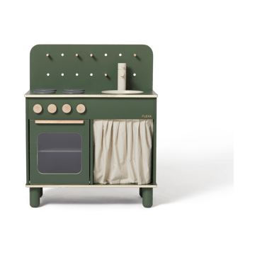 Cozinha de brincar Play 60x75 cm - Verde profundo - FLEXA